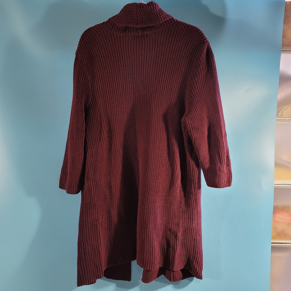 Maroon Chaps Sweater - Picture 2 of 4